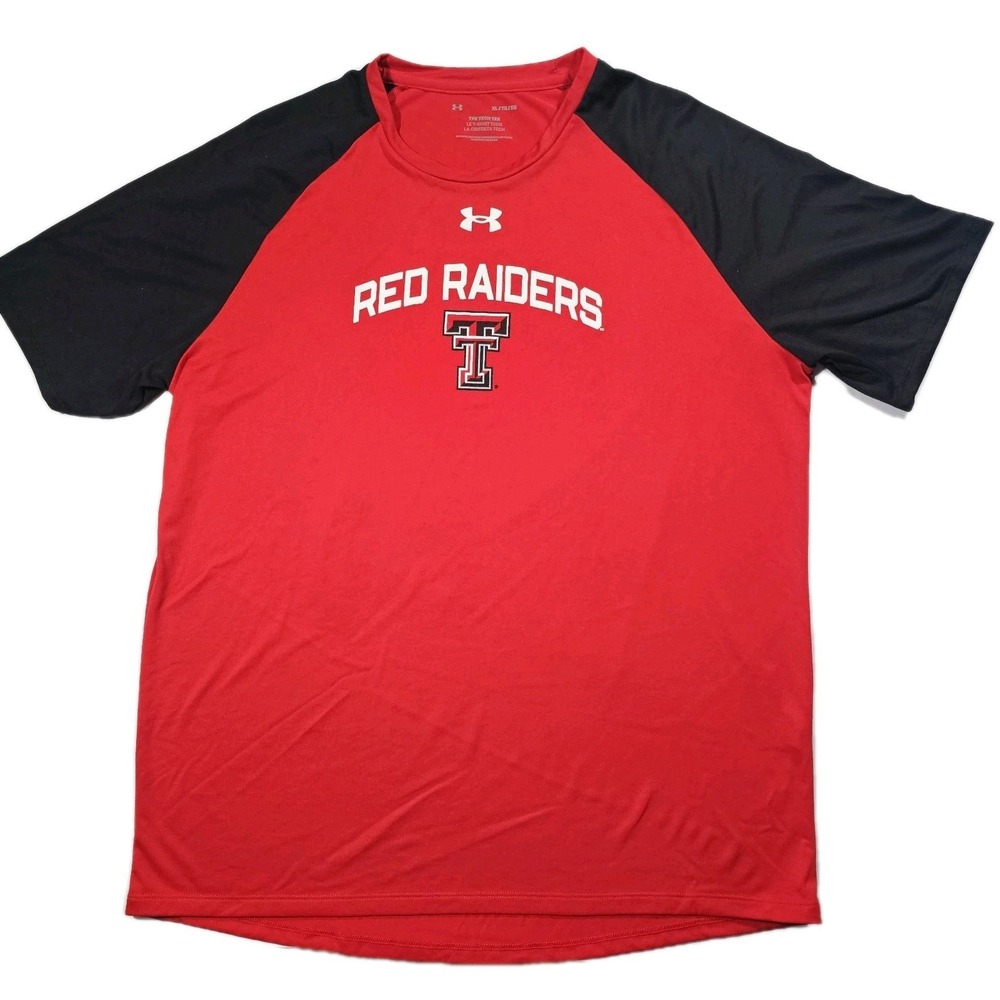 Under Armour Texas Tech Red Raiders Shirt Men's‎ Sz XL